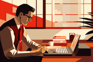 Enquête financière illustration